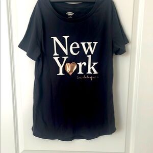 Navy New York Graphic T-Shirt